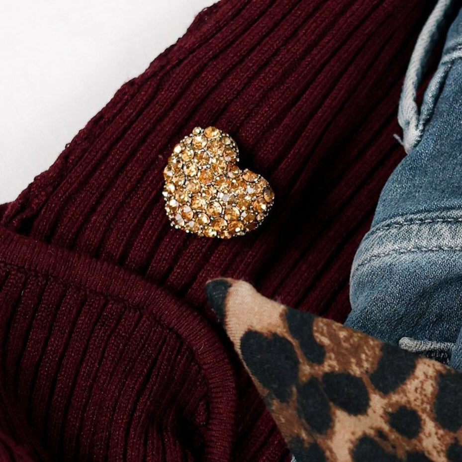 Adore hart | Broche