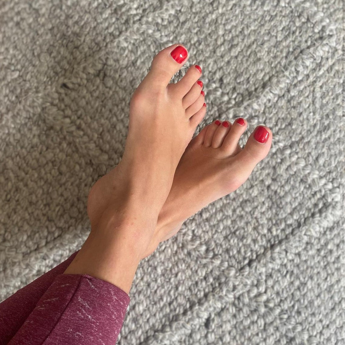 Really Red | Pedi Gel nagelstickers