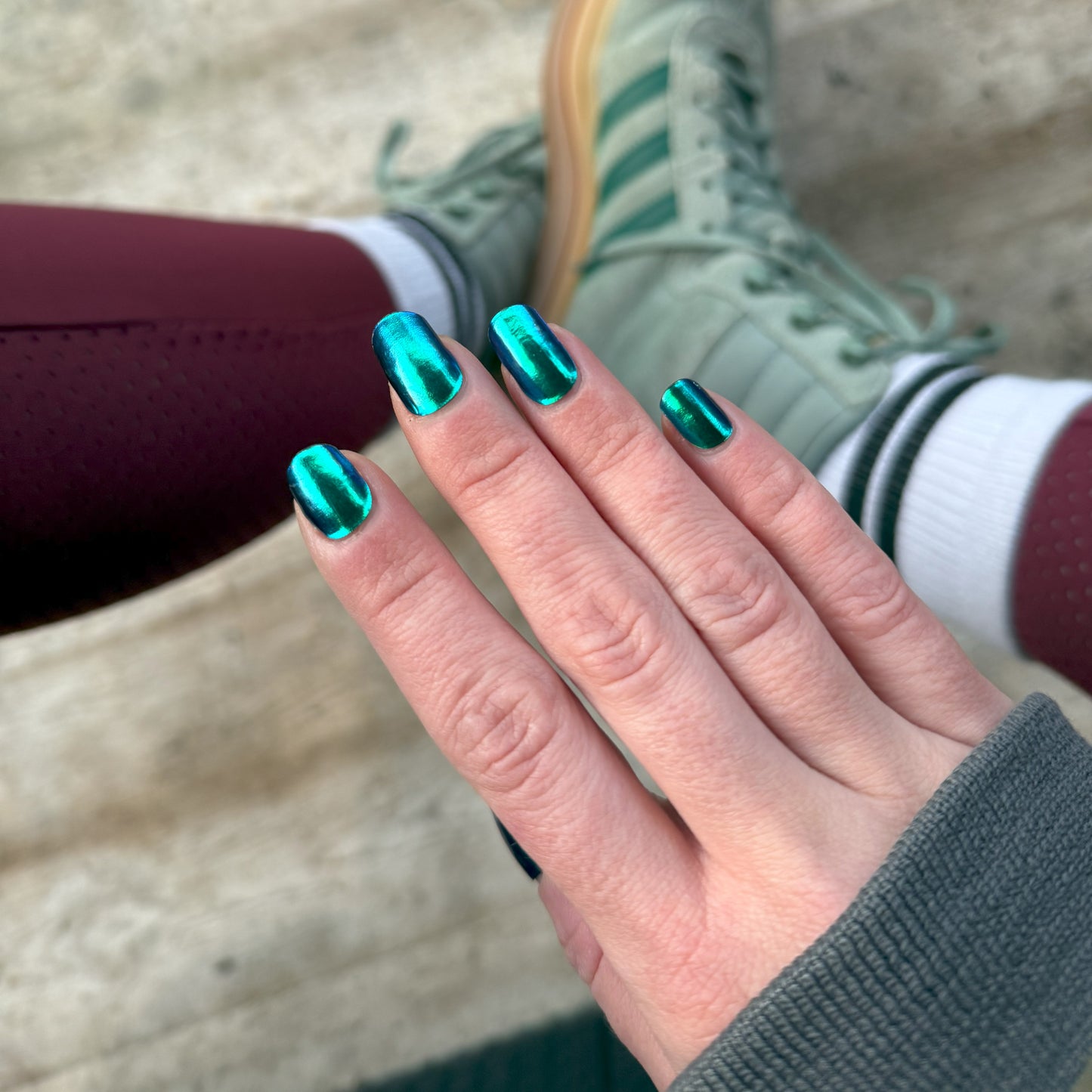 Peacock Chameleon | Gel nagelstickers