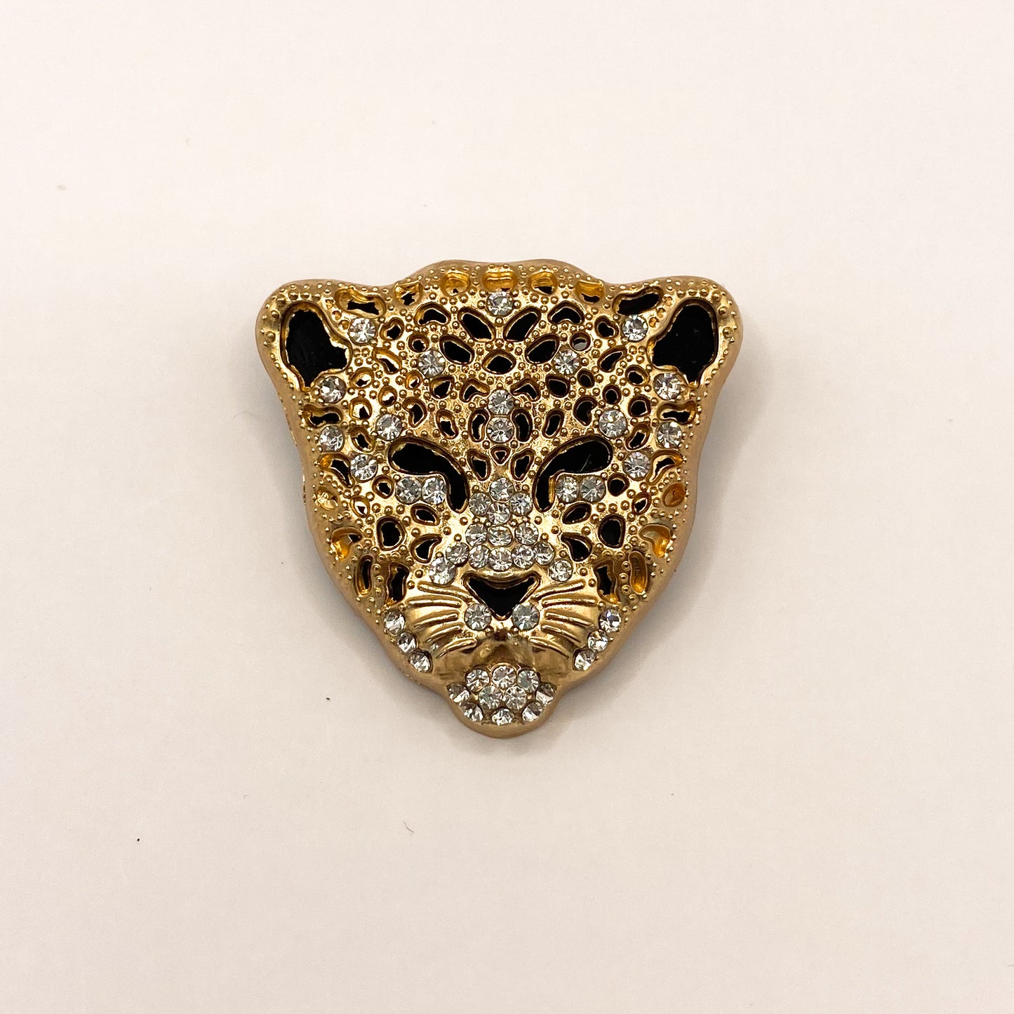 Panter hoofd Goud | Broche