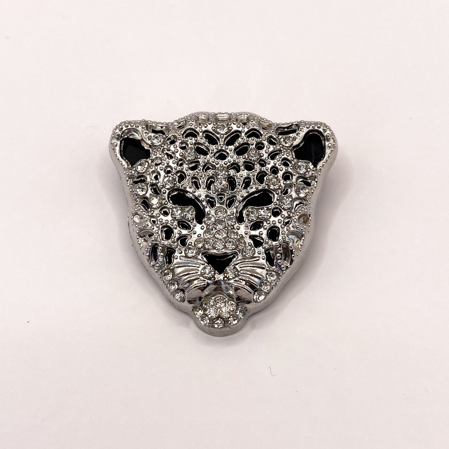 Panter hoofd Zilver | Broche